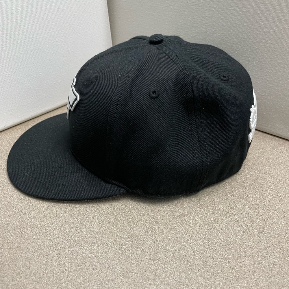 The Fundraisers Kool John Shmoplife California Staff Black Fitted 7 5/8 Hat Cap - Picture 3 of 8